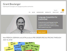 Tablet Screenshot of grantboulanger.com